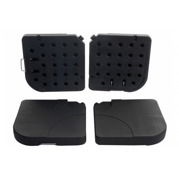 Hngeparasol 3 meter - 300 cm deluxe creme parasol med fliser