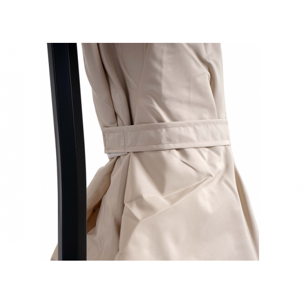 Hngeparasol 3 meter - 300 cm deluxe creme aluminium parasol