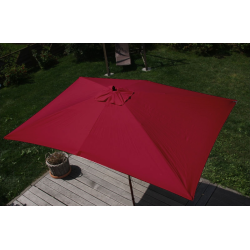 Trparasol - bordeaux haveparasol 3x2 meter