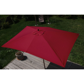 Trparasol - bordeaux haveparasol 3x2 meter