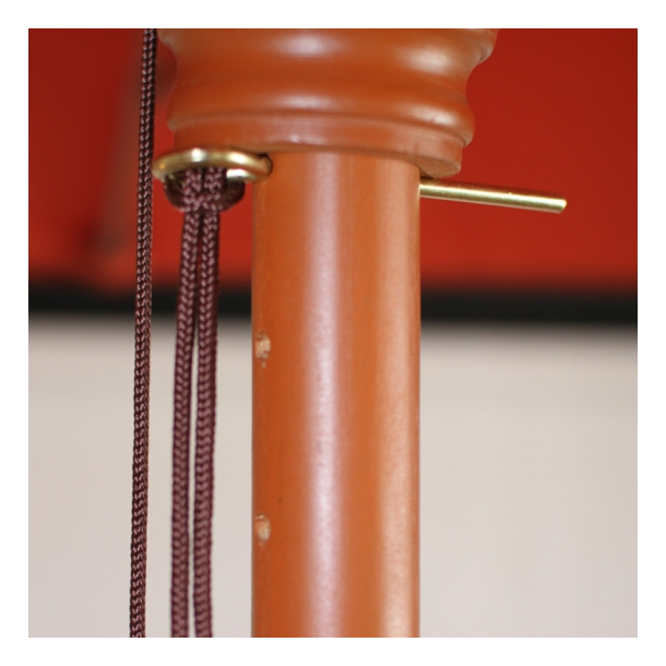 Tr�parasol - terracotta haveparasol 3x2 meter