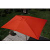 Tr�parasol - terracotta haveparasol 3x2 meter