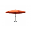 Markedsparasol 5 m - terracotta haveparasol 5x5 med krank og fod