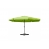 Markedsparasol 5 m - grn haveparasol 5x5 med krank, fod og fliser
