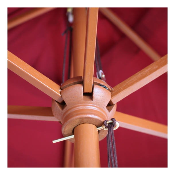 Trparasol - bordeaux haveparasol 3x2 meter