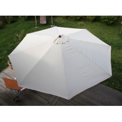 Trparasol 350 cm - creme haveparasol 3,5 meter
