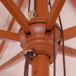 Trparasol 3 meter - creme/beige haveparasol af tr 300 cm