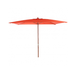 Tr�parasol - terracotta haveparasol 3x2 meter