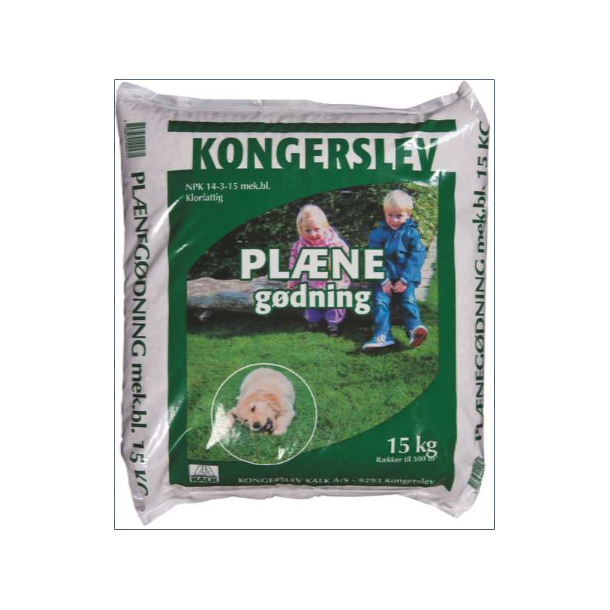 Kongerslev NPK 14-3-15 Plnegdning - 15 kg