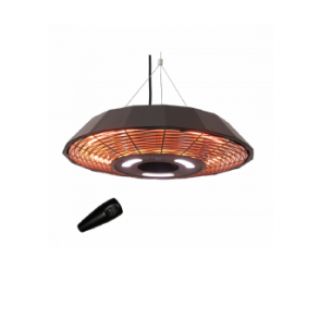 Terrassevarmer - Hortus UFO h�ngemodel 2000 Watt med fjernbetjening