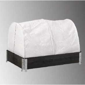 Plantetunnel/vksttunnel til palleramme og hjbed