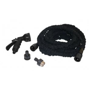 Flexvandslange 15 meter + pistol - 5-15 M haveslange