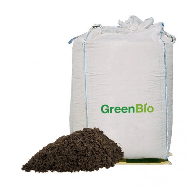 Biokompost - 1000 liter i bigbag fra GreenBio