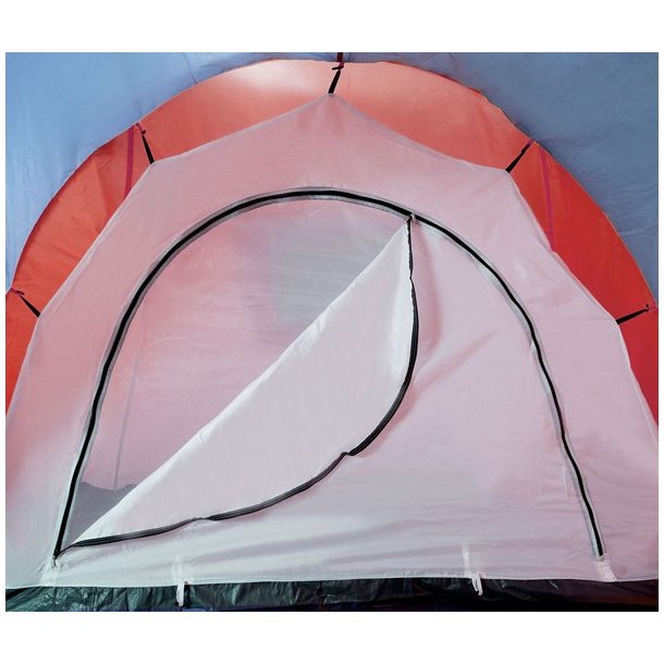 Campingtelt - 4 personers tunneltelt til camping - rdt telt