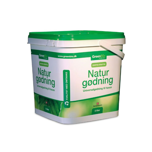 Naturgødning fra GreenBio - 5 liter gødning