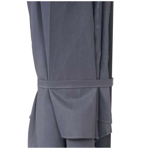 Altanparasol 3x3M til vg - vghngt antracit gr hngeparasol 3 meter