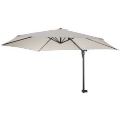 Altanparasol 3x3M til vg - vghngt creme hngeparasol 3 meter