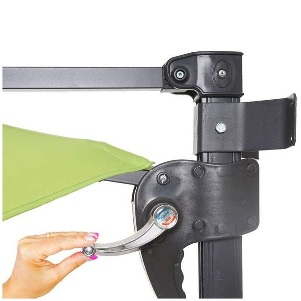 Altanparasol 3x3M til vg - vghngt lemon grn hngeparasol 3 meter