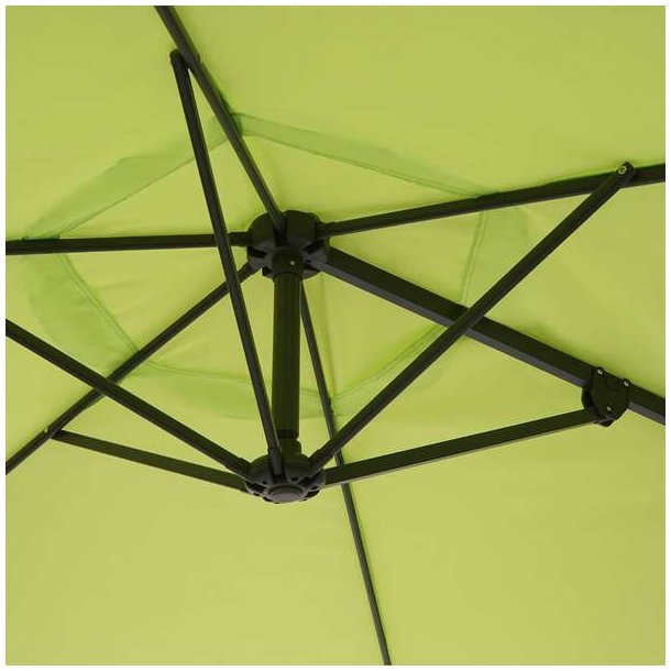 Altanparasol 3x3M til vg - vghngt lemon grn hngeparasol 3 meter