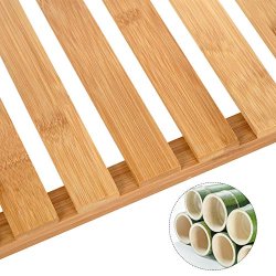 Bambus reol med 3 hylder - badevrelsesreol - 60 x 26 x 66