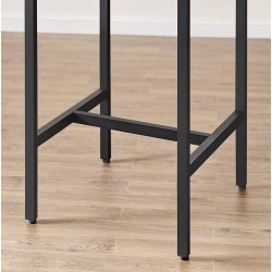 Barbord med 2 skamler - h�jbord med 2 barstole - rustik brun