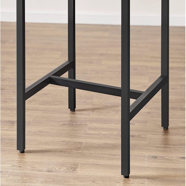 Barbord med 2 skamler - h�jbord med 2 barstole - rustik brun