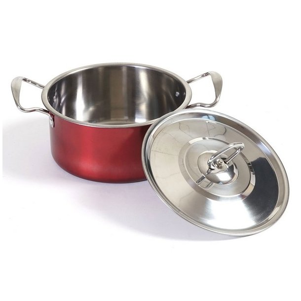 Camping grydest i 6 dele - 3 kkkengryder i rustfrit stl ~ rd