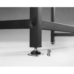 Skrivebord - computerbord - rustik brun 100 x 50 x 75 cm
