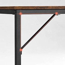 Skrivebord - computerbord - rustik brun 60 x 120 x 75 cm