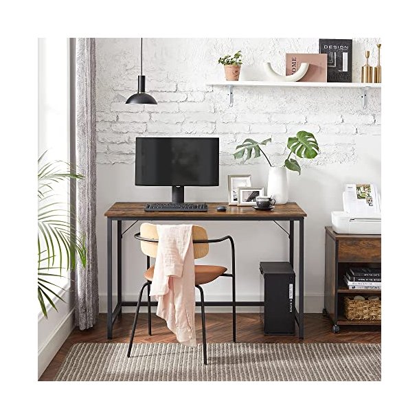 Skrivebord - computerbord - rustik brun 60 x 120 x 75 cm