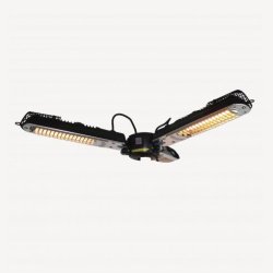 Parasolvarmer - varmelamper 650/1350/2000 Watt med fjernbetjening
