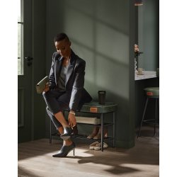 Opbevaringsb�nk - siddeb�nk med skohylder - gr�n 30 x 80 x 50