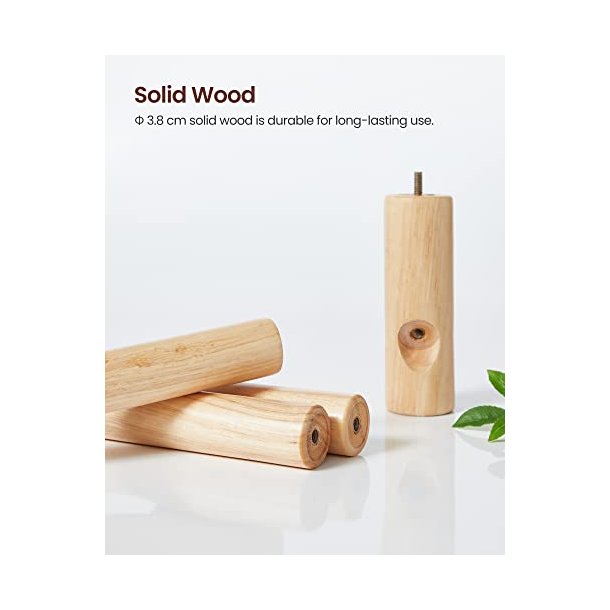 Stumtjener i tr� - frakke stativ til entre - brun 47x47x175