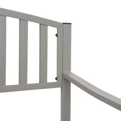 St�lb�nk - gr� parkb�nk og haveb�nk i pulverlakeret st�l