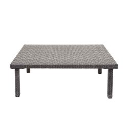 Havebord - gr polyrattan 30x80x50 cm - havembler
