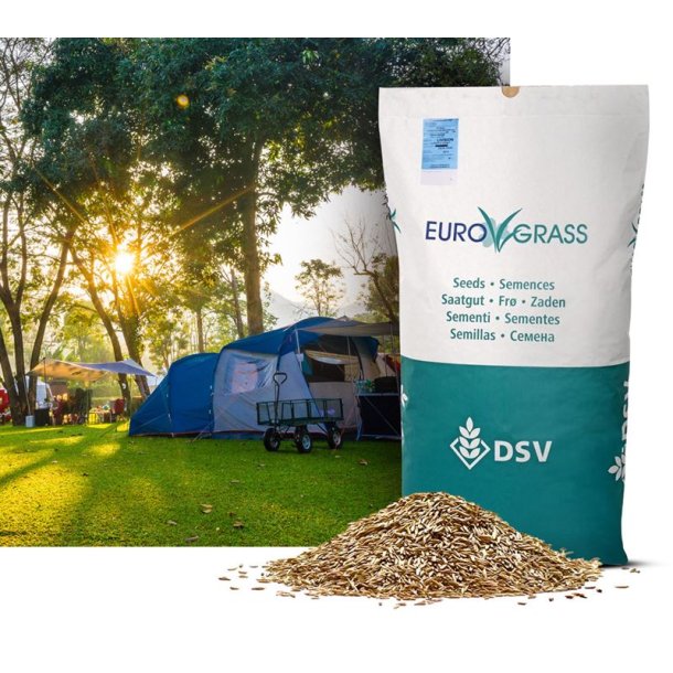 Grsfr - Hunsballe EG Camping-Blanding - 10 KG Euro-Grass
