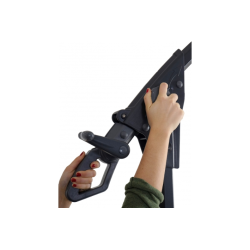 Hngeparasol 3 meter - 300 cm deluxe antracit aluminium parasol 