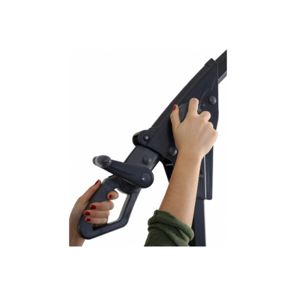 Hngeparasol 3 meter - 300 cm deluxe antracit aluminium parasol 