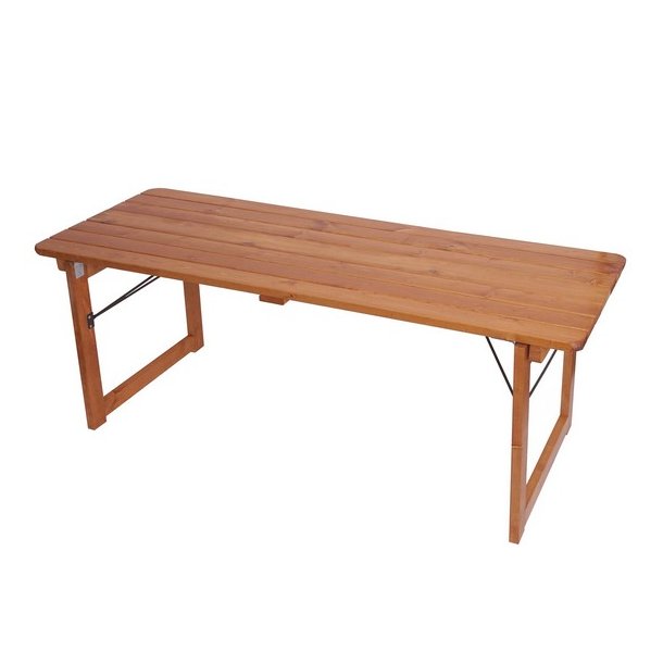 Havebord 180 cm - sammenklappelige foldbare trbord - bord i tr