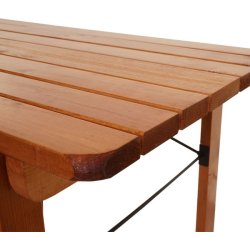 Havebord 180 cm - sammenklappelige foldbare trbord - bord i tr