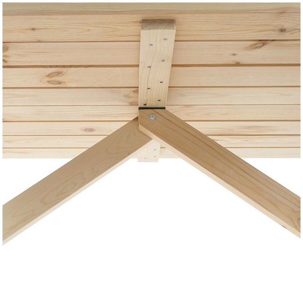 Havebord 148 cm - trbord - ubehandlet massivt fyrretr