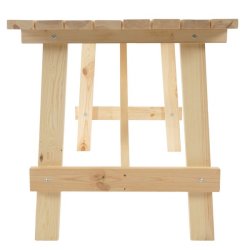 Havebord 148 cm - trbord - ubehandlet massivt fyrretr