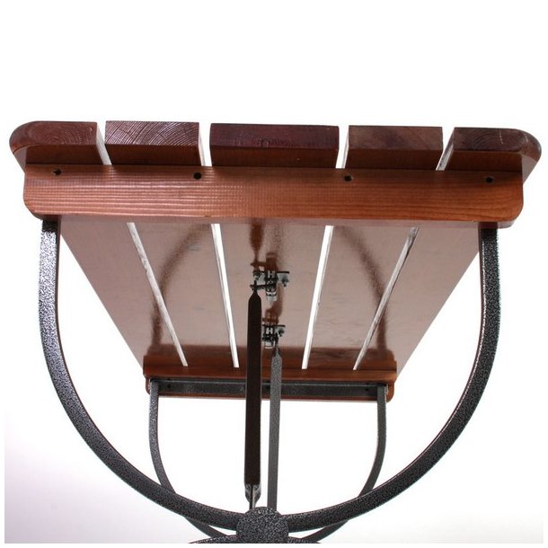 Havebord - sammenklappeligt foldbart brunt havebord p 180 cm