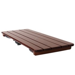 Havebord - sammenklappeligt foldbart brunt havebord p 180 cm