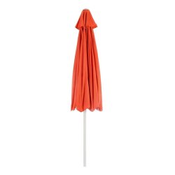 Haveparasol i aluminium med knk/vip 270 cm - orange parasol