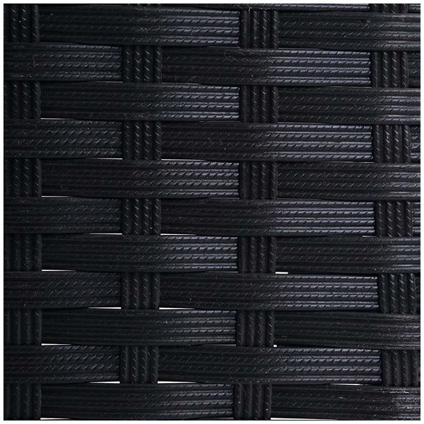 Havestole - 2 sorte polyrattan havestole med antracit hynder