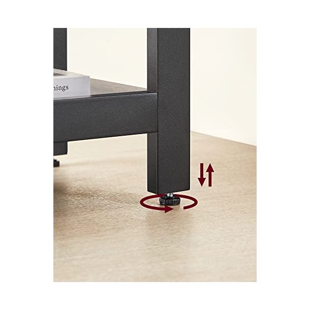 Hj�rneskrivebord - L-formet skrivebord - gr�/beige 138 x 138