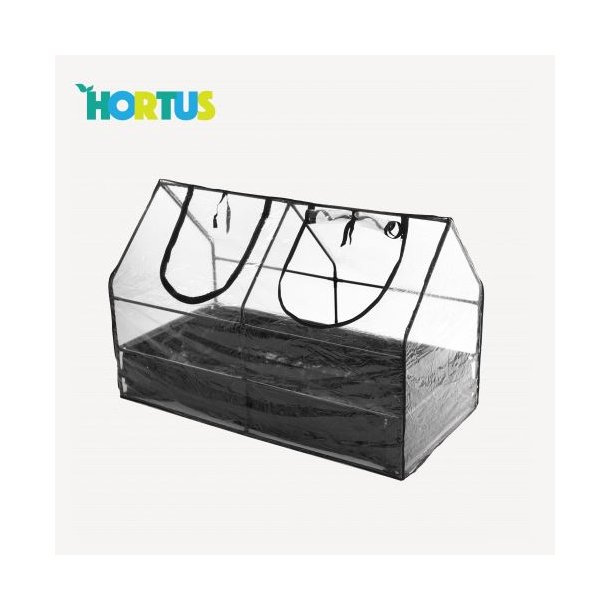 Hortus minidrivhus med bund - 65x83x128cm vksthus/drivhus