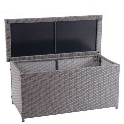 Polyrattan hyndeboks - gr hyndeboks p 320 liter - 63x135x52 Basis model
