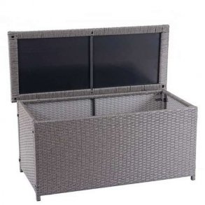 Polyrattan hyndeboks - gr hyndeboks p 320 liter - 63x135x52 Basis model